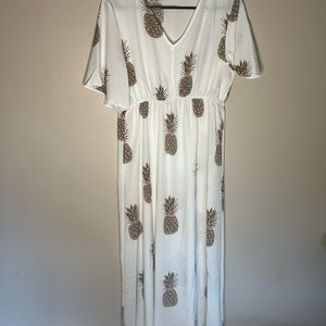 Pineapple Maxi Dress